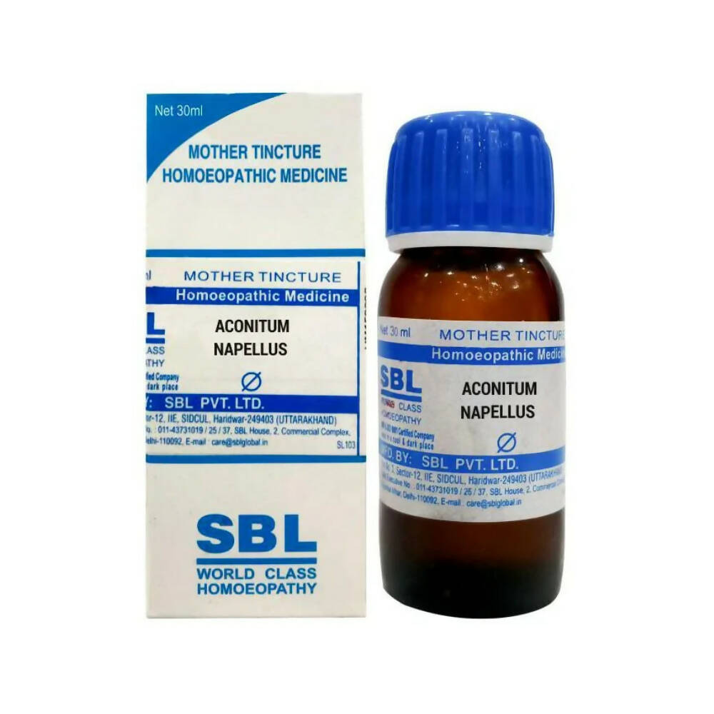 SBL Homeopathy Aconitum Napellus Mother Tincture Q - Indyancart