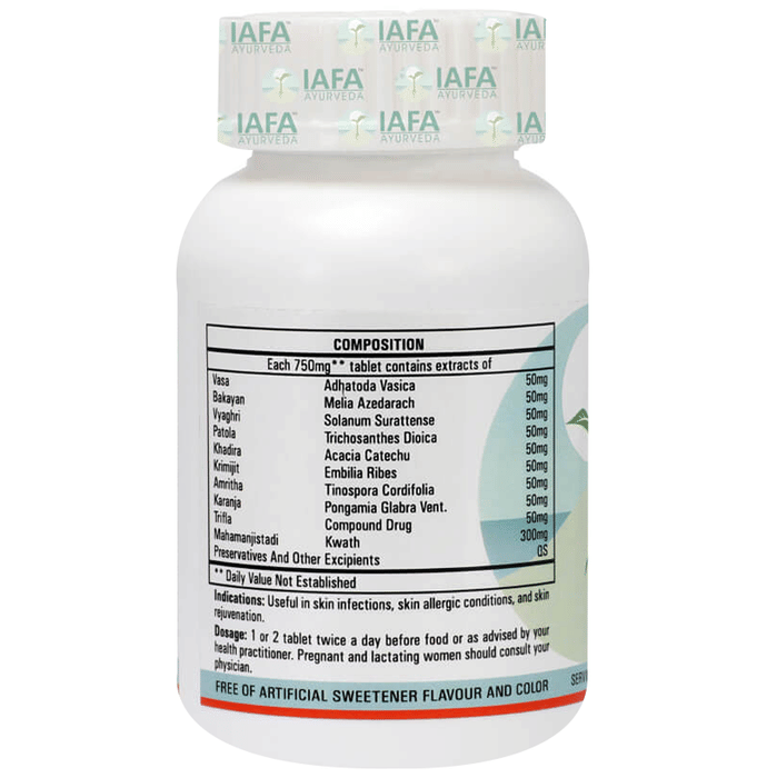 Iafa Ayuveda Skin Detox Tablets