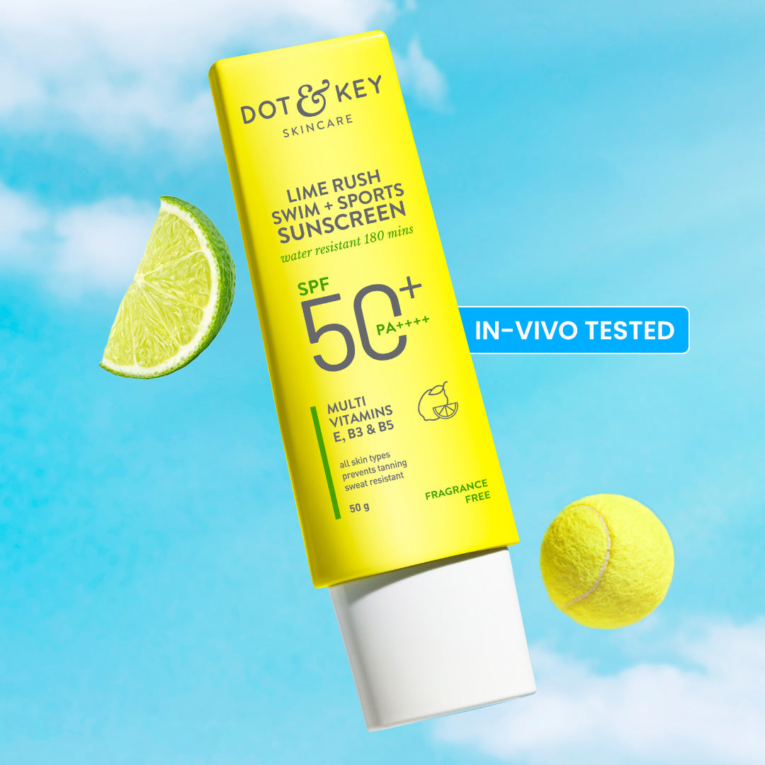 Dot & Key Swim + Sports Sunscreen, In-Vivo Tested SPF 50+ PA++++
