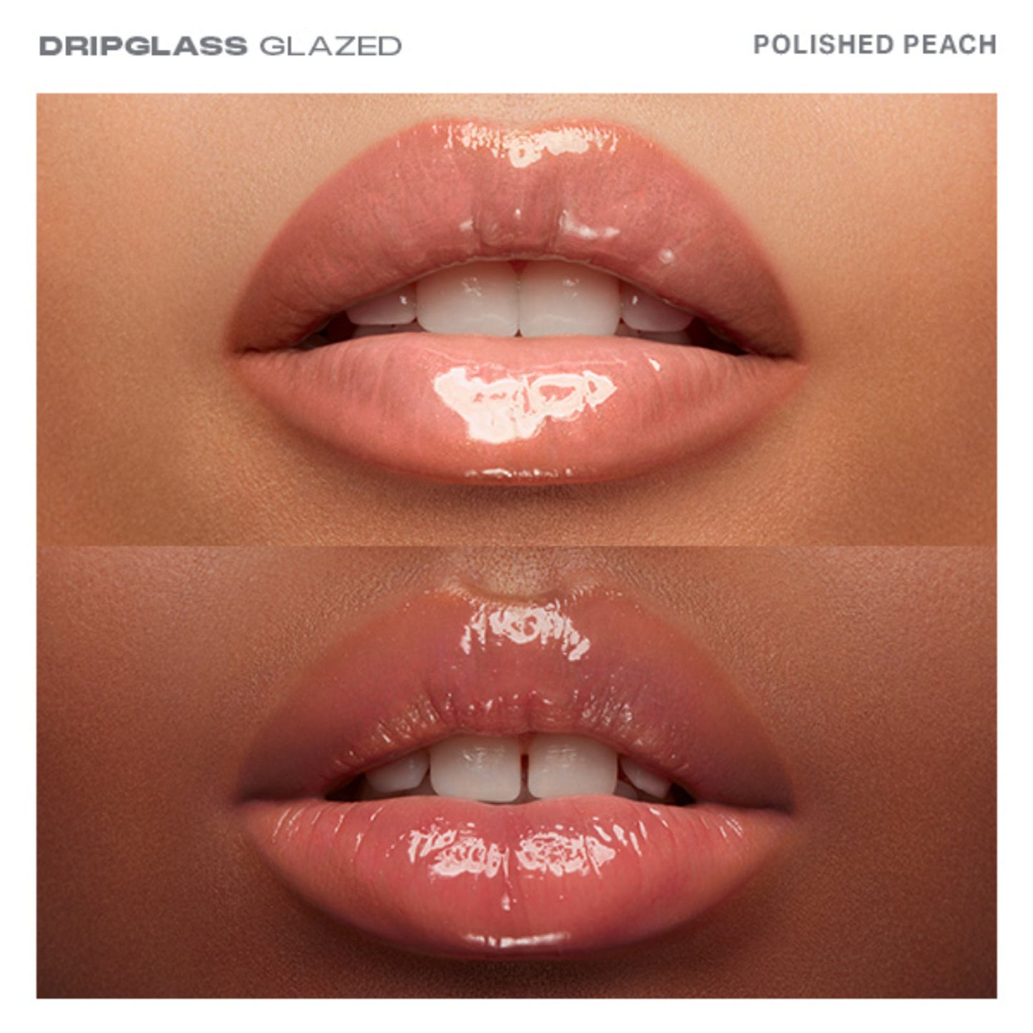 MORPHE Dripglass Glazed High Shine Lip Gloss - Polished Peach