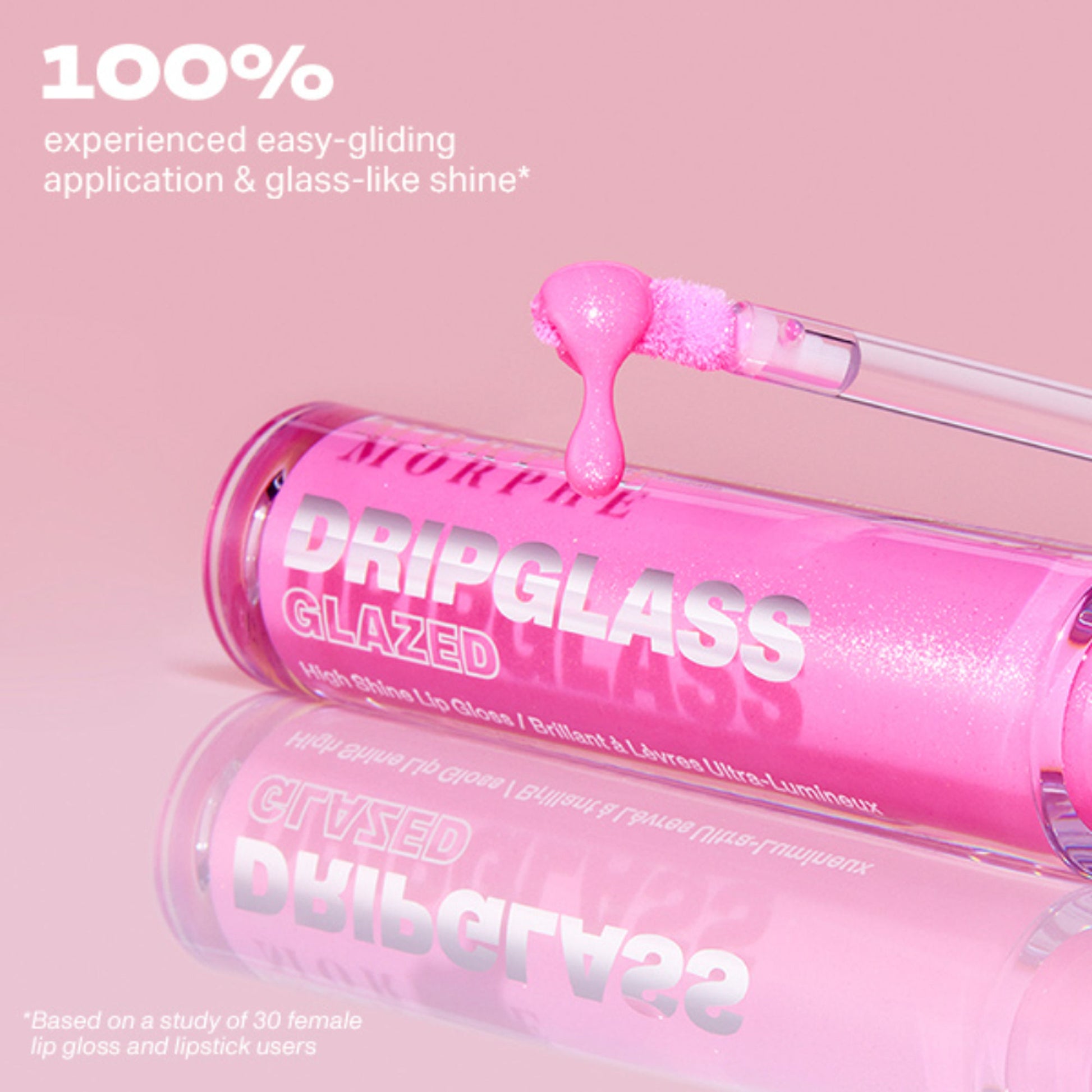 MORPHE Dripglass Glazed High Shine Lip Gloss - Shatterproof Mauve