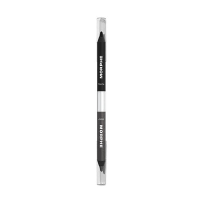 MORPHE Bi Liner dual-ended gel pencil in Truth Or Dare with black and brown eyeliner tips for precise eye makeup application