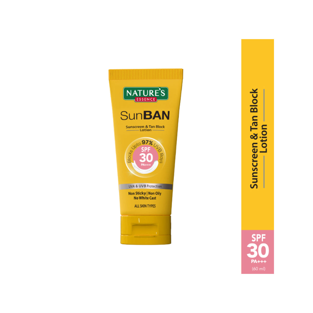 Nature's Essence Sunban Spf 30 Pa+++ Sunscreen & Tan Block Lotion