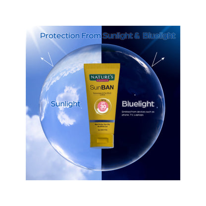 Nature's Essence Sunban Spf 30 Pa+++ Sunscreen & Tan Block Lotion