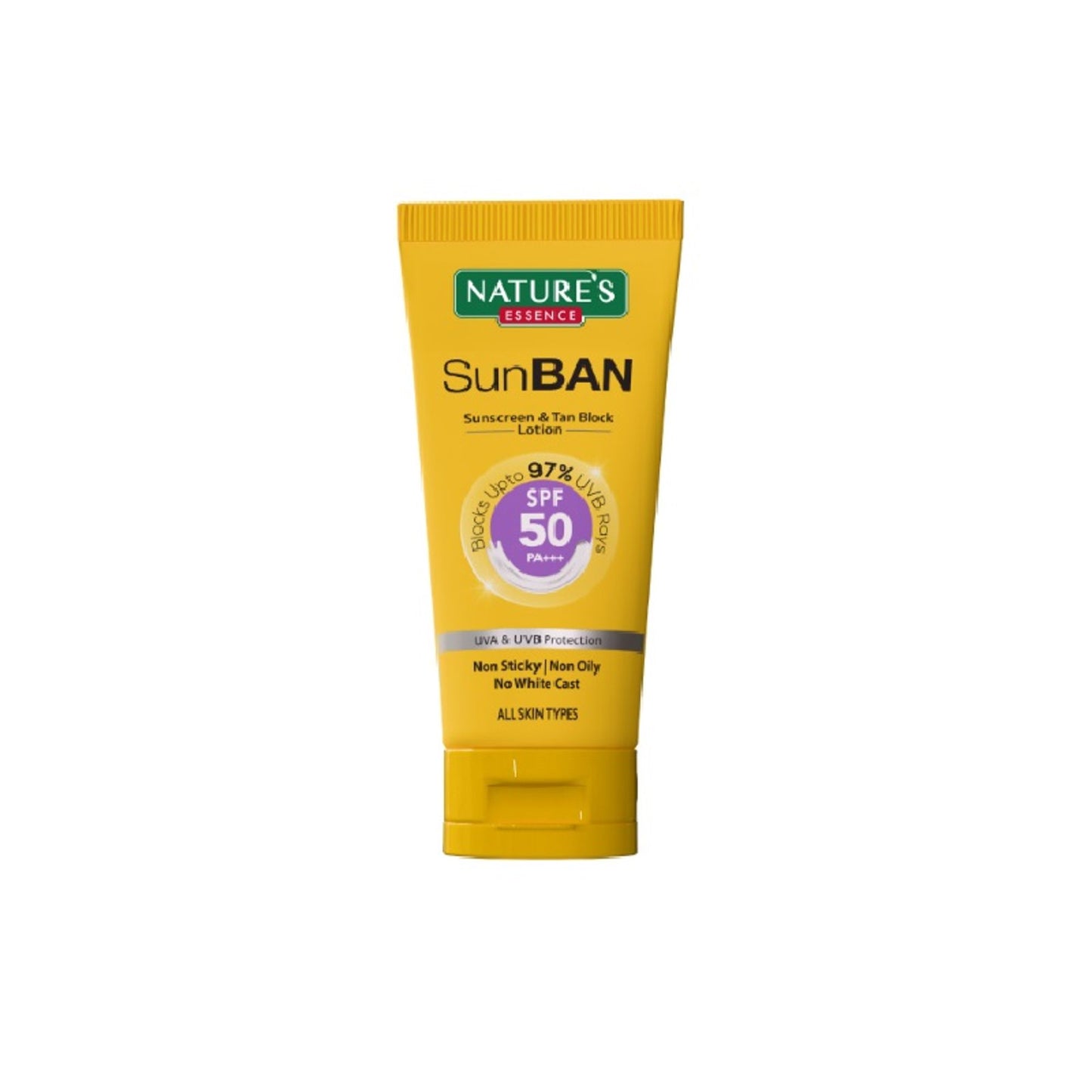 Nature's Essence Sunban Spf 50 Pa+++ Sunscreen & Tan Block Lotion