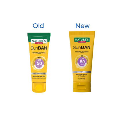 Nature's Essence Sunban Spf 50 Pa+++ Sunscreen & Tan Block Lotion