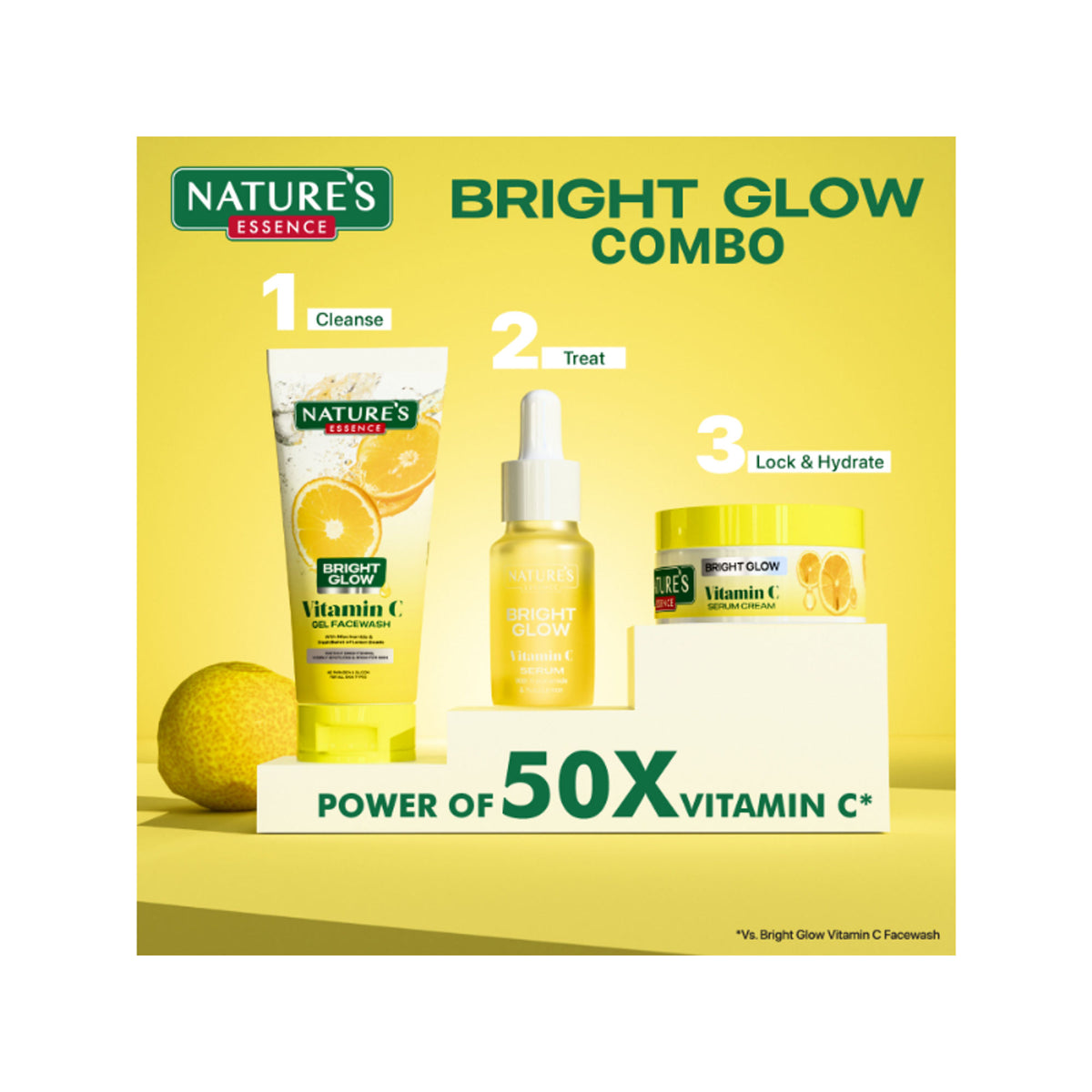 Nature's Essence Bright Glow Vitamin C Serum