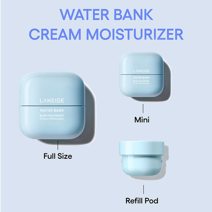 LANEIGE Water Bank Blue Hyaluronic Cream Moisturizer Refill