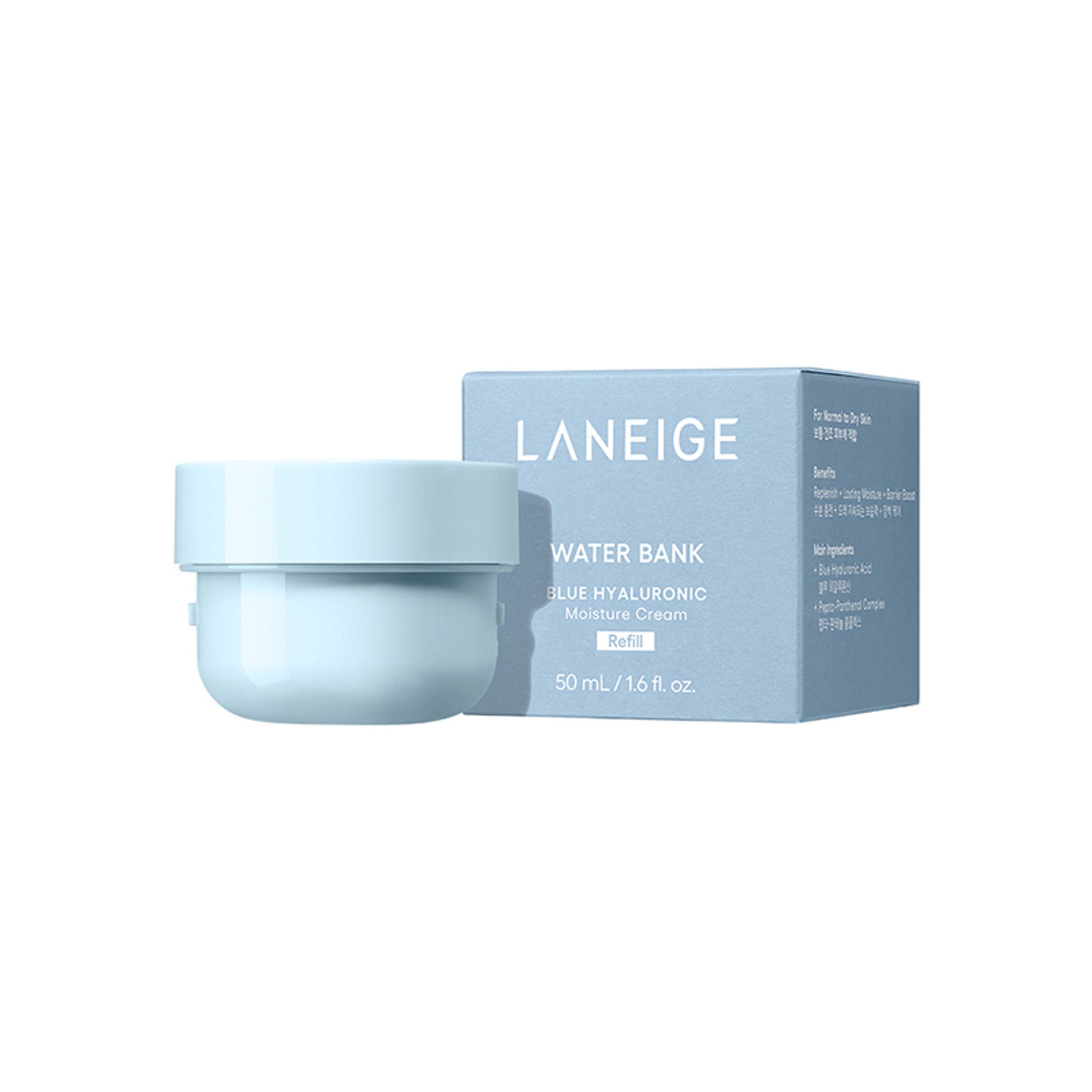 LANEIGE Water Bank Blue Hyaluronic Cream Moisturizer Refill