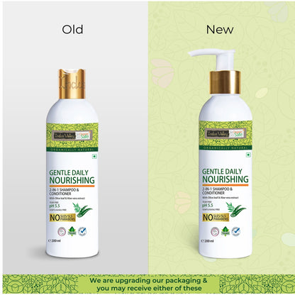 Indus Valley 2-in-1 Shampoo & Conditioner Gentle Daily Nourishing Hair Care