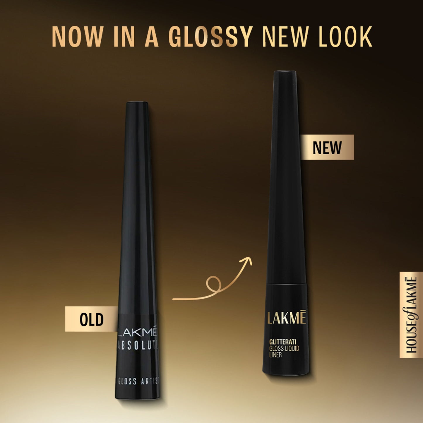 Lakme Absolute Gloss Artist Eye Liner, Long Lasting, Smudgeproof - Black