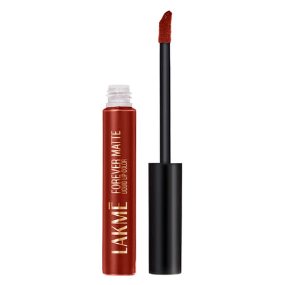 Lakme Forever Matte Liquid Lip Color, 16Hr Lipstick, Lightweight & Transferproof - Red Cherry