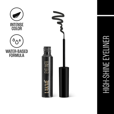 Lakme Unreal Precision Liquid Eye Liner Lightweight & Smudgeproof Eye Liner - Black