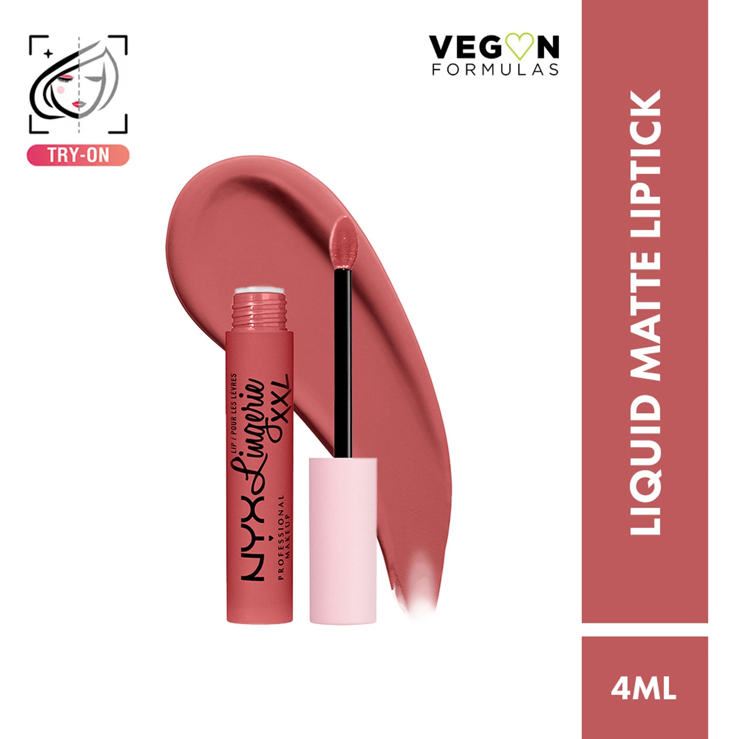 NYX Professional Makeup Lip Lingerie Xxl Matte Liquid Lipstick - Turn On - Xxpose Me