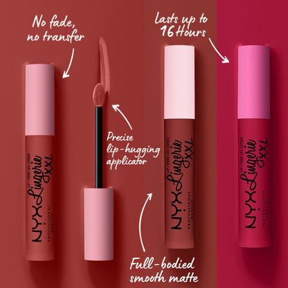 NYX Professional Makeup Lip Lingerie Xxl Matte Liquid Lipstick - Turn On - Stripd Down