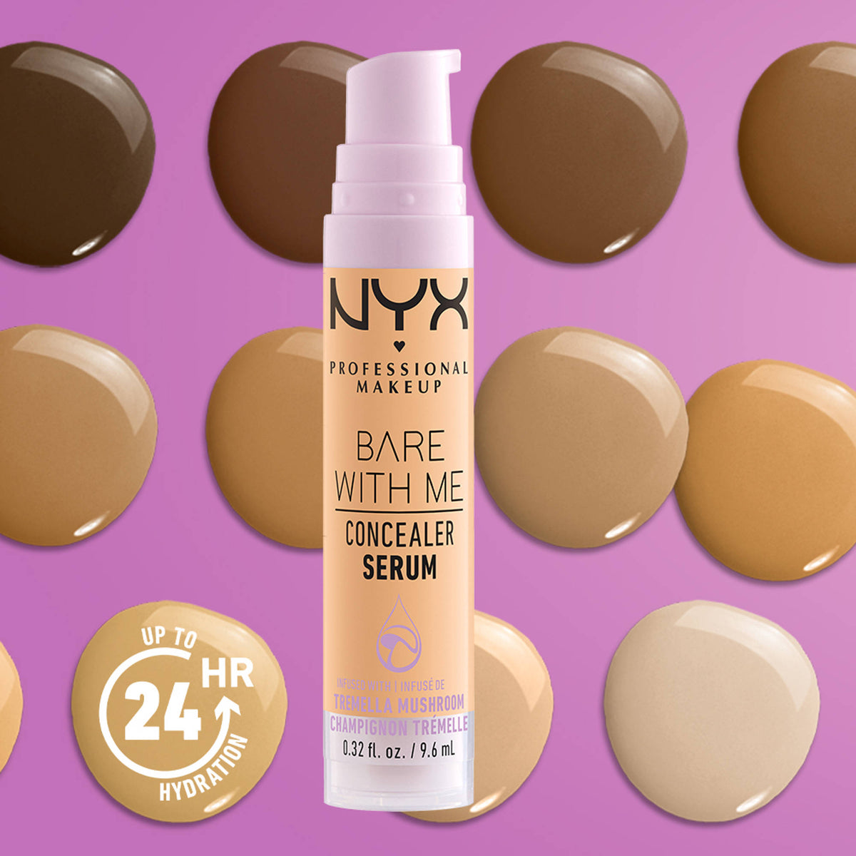 NYX Professional Makeup Bare With Me Serum And Calm Concealer - Medium