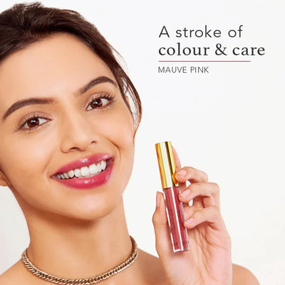 Ras Luxury Oils Oh So Luxe Lip & Cheek Tint Balm with Vitamin E, Shea Butter - Mauve Pink