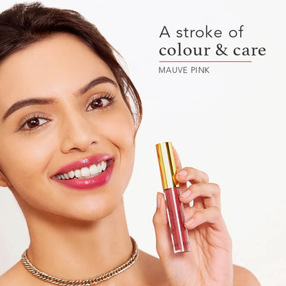 Ras Luxury Oils Oh So Luxe Lip & Cheek Tint Balm with Vitamin E, Shea Butter - Mauve Pink