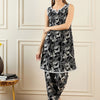 Dhiyona IE Floral Printed Pure Cotton Kurti With Trousers