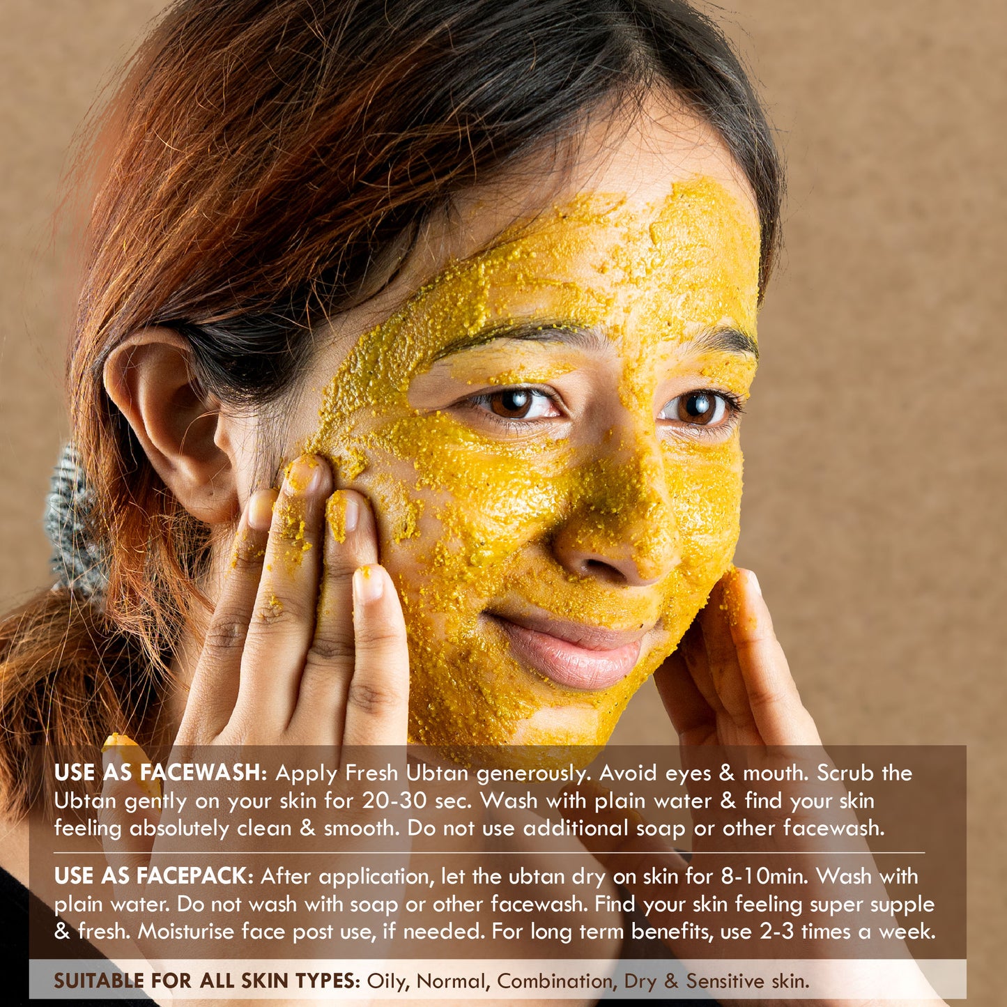 Nat Habit Fresh Daily Ubtan Delicate Rose Face Pack