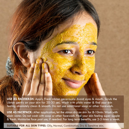 Nat Habit Fresh Daily Ubtan Delicate Rose Face Pack