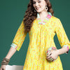 Dhiyona IE Printed Pure Cotton Kurta with Trousers