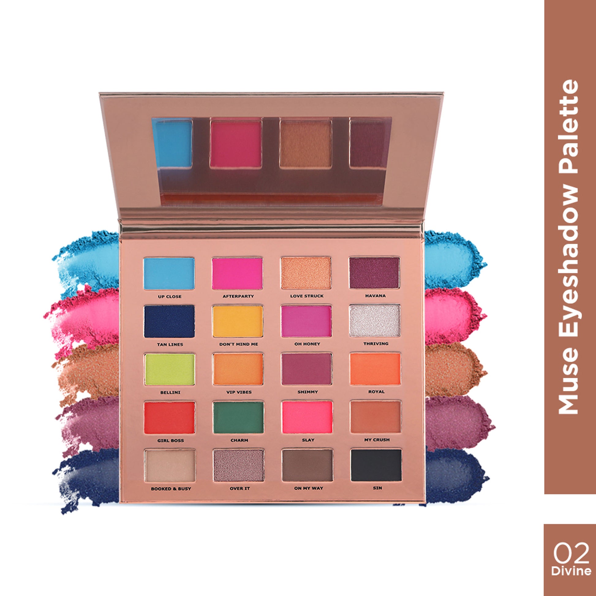 GLAM21 Muse Eyeshadow Palette - Divine - 02