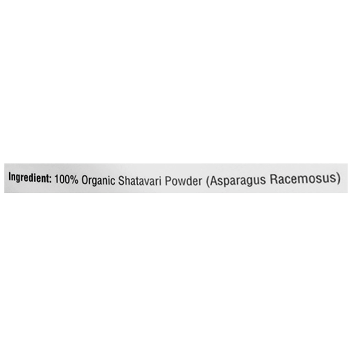 Organic Minature Shatavari powder in a small jar, showcasing fine Ayurvedic herbal powder for health and wellness.