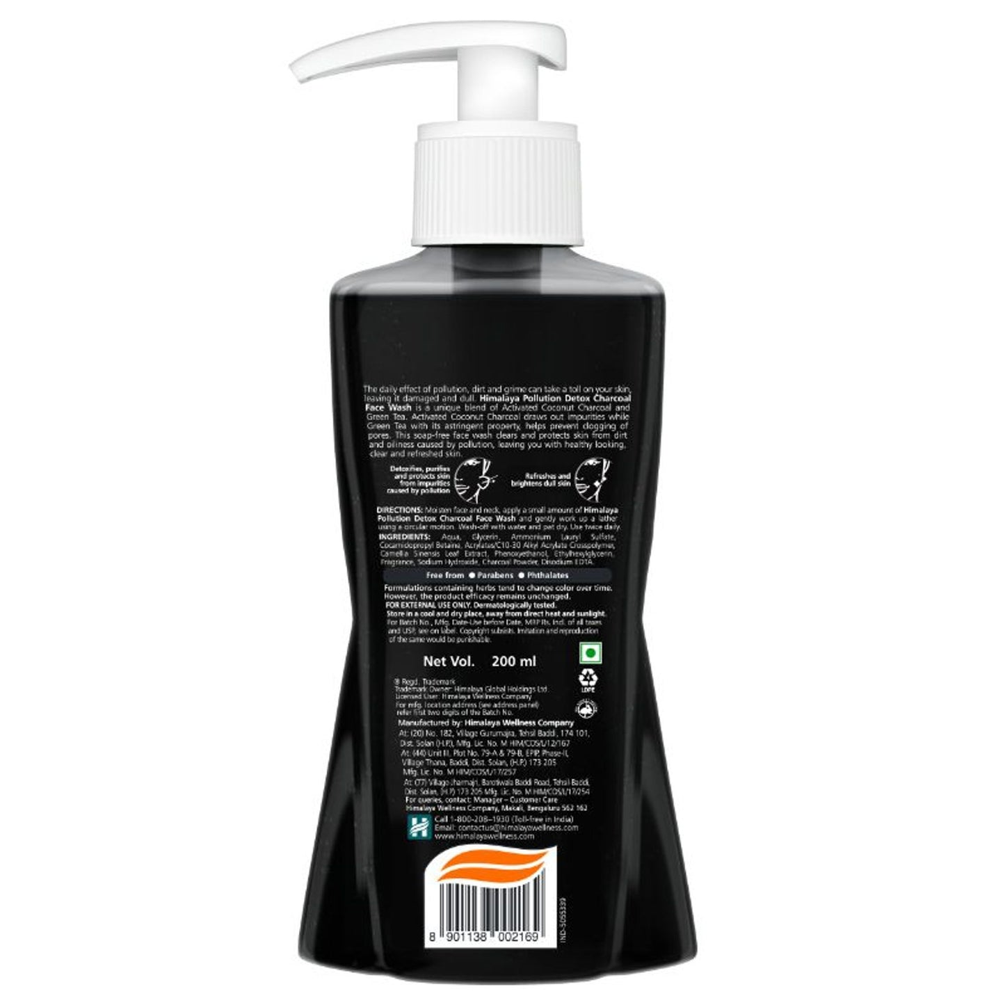Himalaya Pollution Detox Charcoal Face Wash