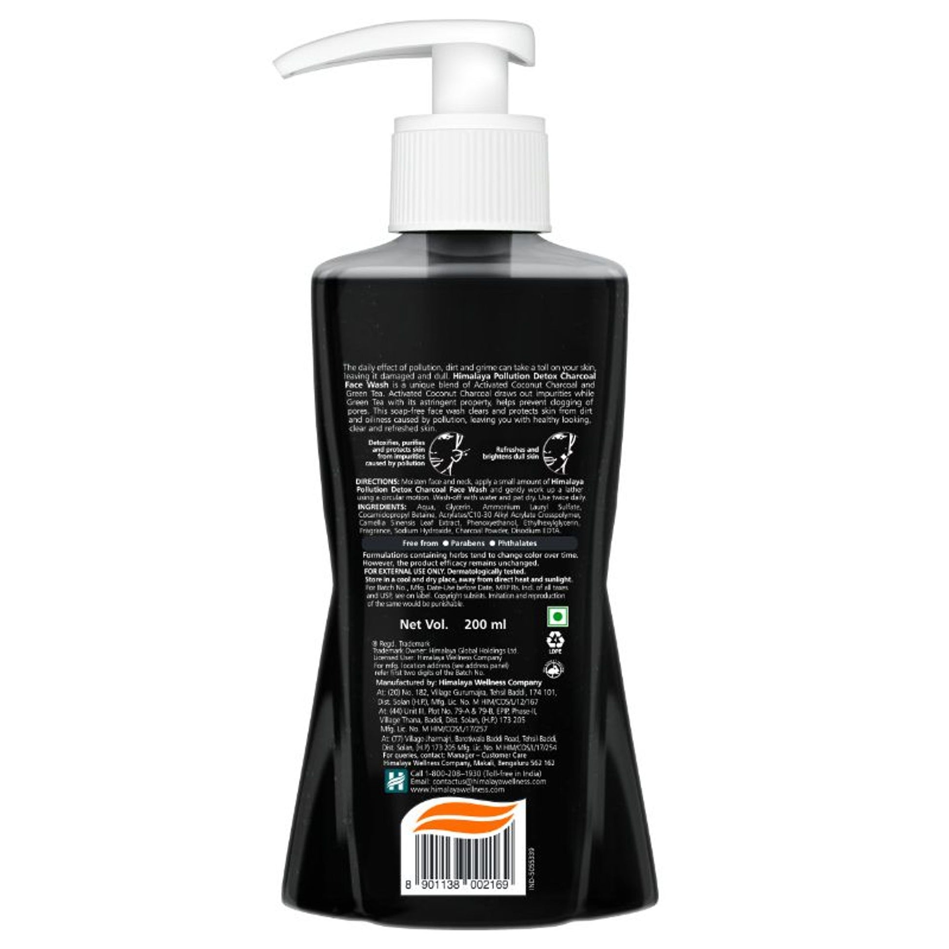Himalaya Pollution Detox Charcoal Face Wash