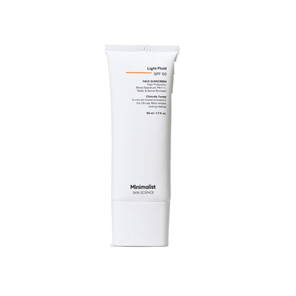 Minimalist Light Fluid SPF 50 Face Sunscreen