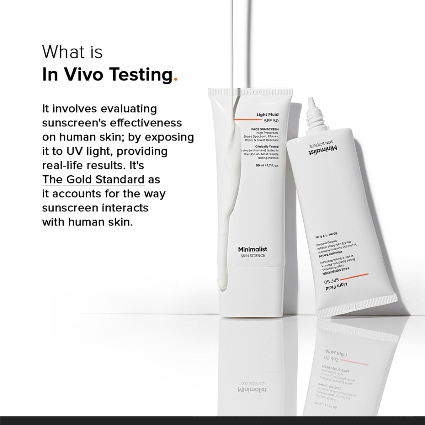 Minimalist Light Fluid SPF 50 Face Sunscreen