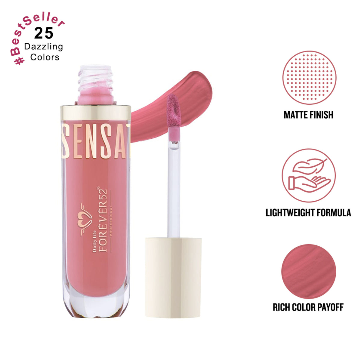 Daily Life Forever52 Sensational Lip Liquid Lipstick - Blush Nude - 003