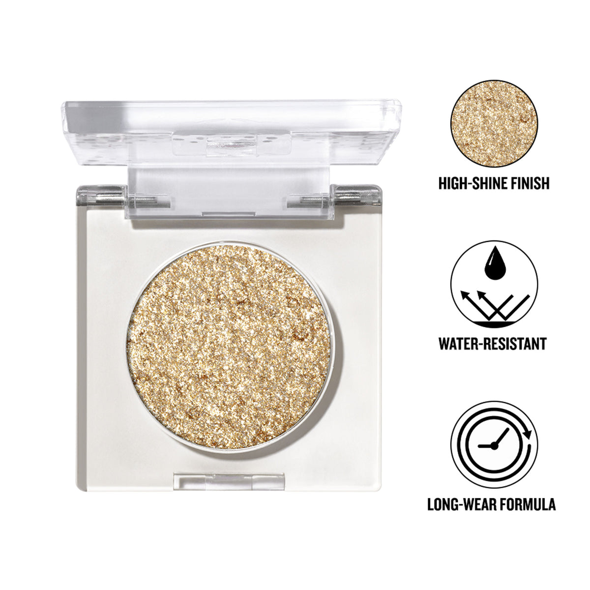 Daily Life Forever52 Dazzle Dot 24K Gold eyeshadow palette with shimmering gold shades and compact packaging.