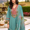 Dhiyona IE Women Floral Embroidered Regular Pure Cotton Kurta with Trousers & Dupatta