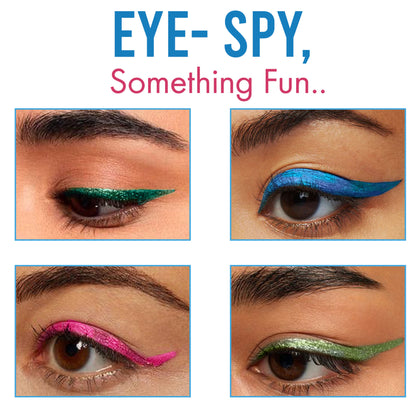 Insight Cosmetics Smudge Free Holographic Eyeliner, Dual Tone Effect - Forest Gold