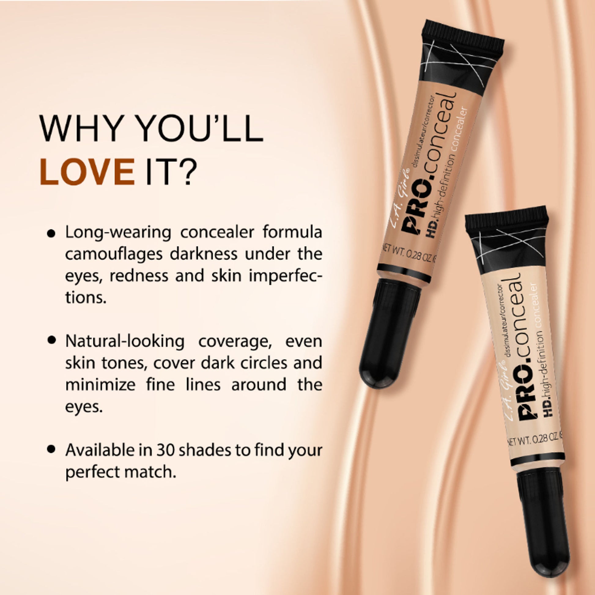 L.A Girl HD Pro Conceal - Champagne
