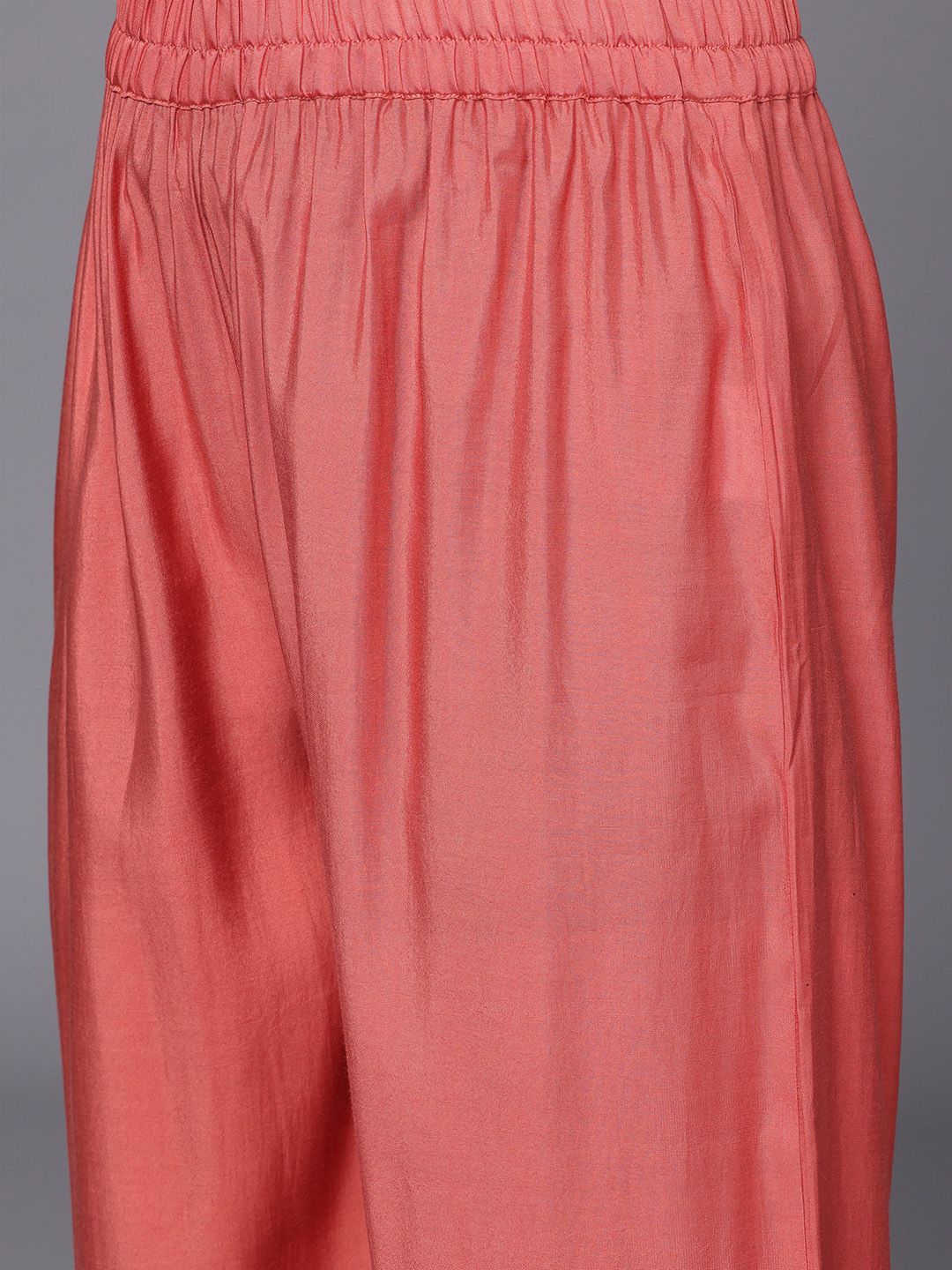 Indyancart VA Women Embroidered Kurta with Palazzos & Dupatta