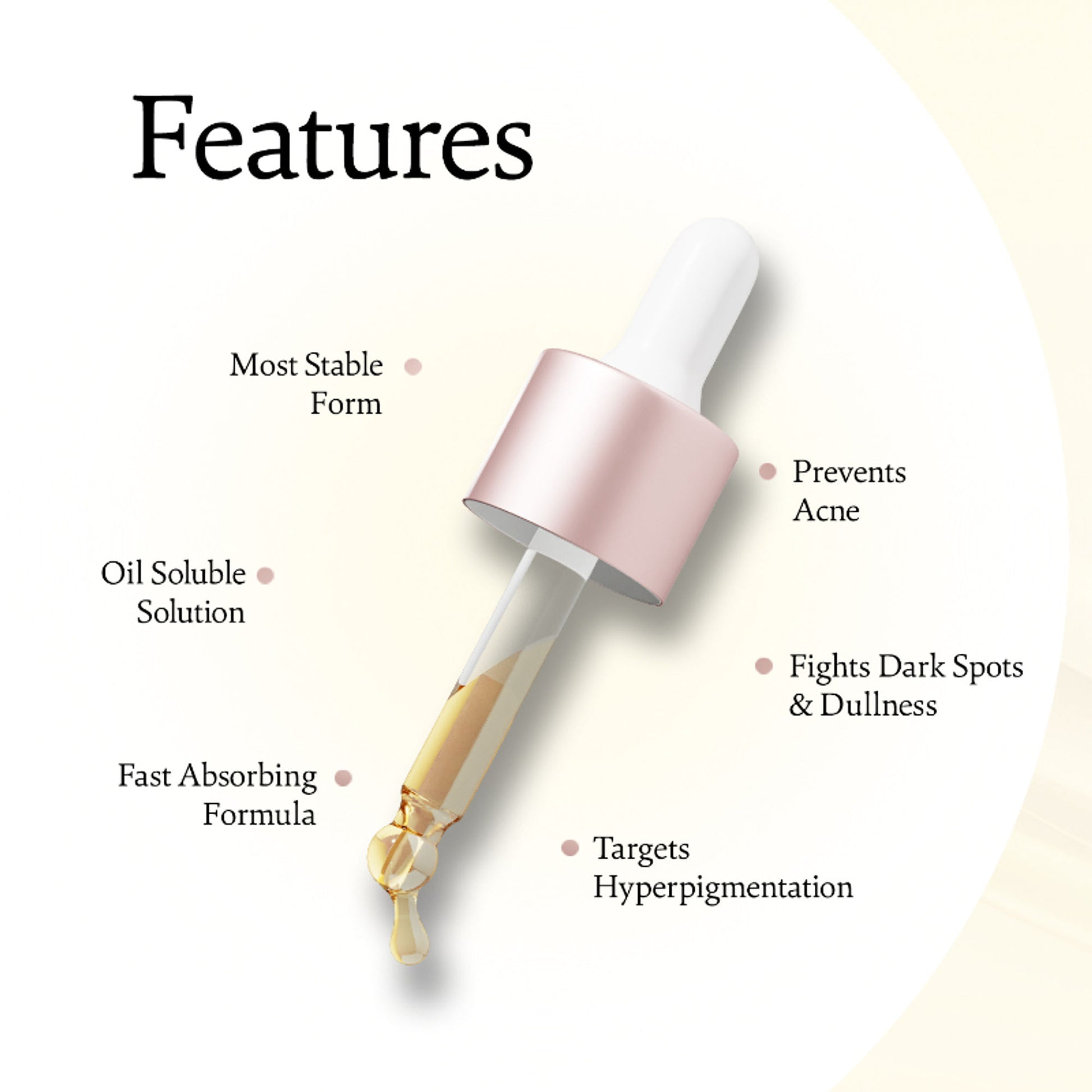 Indulgeo Essentials Vitamin C Glow Essence, Antioxidant - Rich Skin Brightening Face Serum