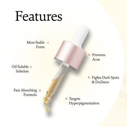 Indulgeo Essentials Vitamin C Glow Essence, Antioxidant - Rich Skin Brightening Face Serum