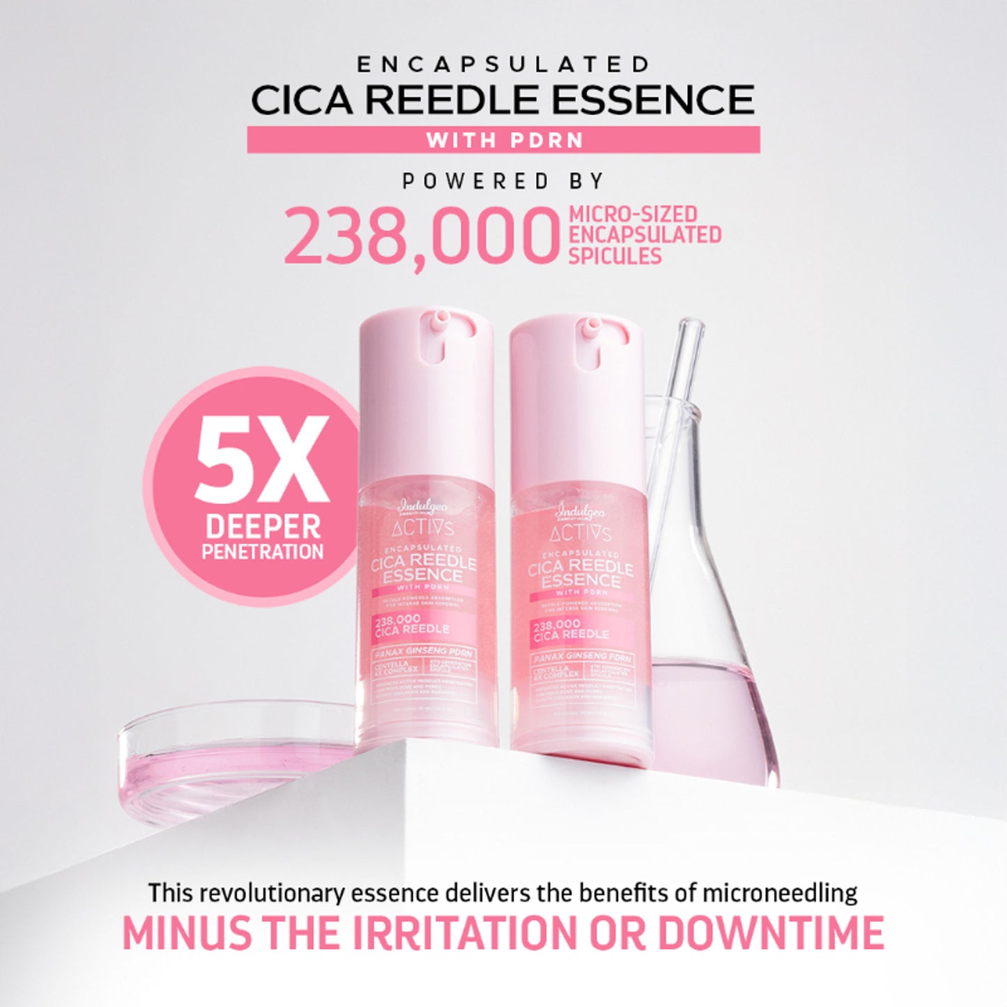 Indulgeo Essentials Cica Reedle Essence With PDRN