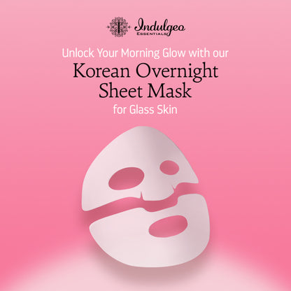 Indulgeo Essentials Ginseng PDRN Enriched Bio Collagen Intense Glow Sheet Mask (44g)