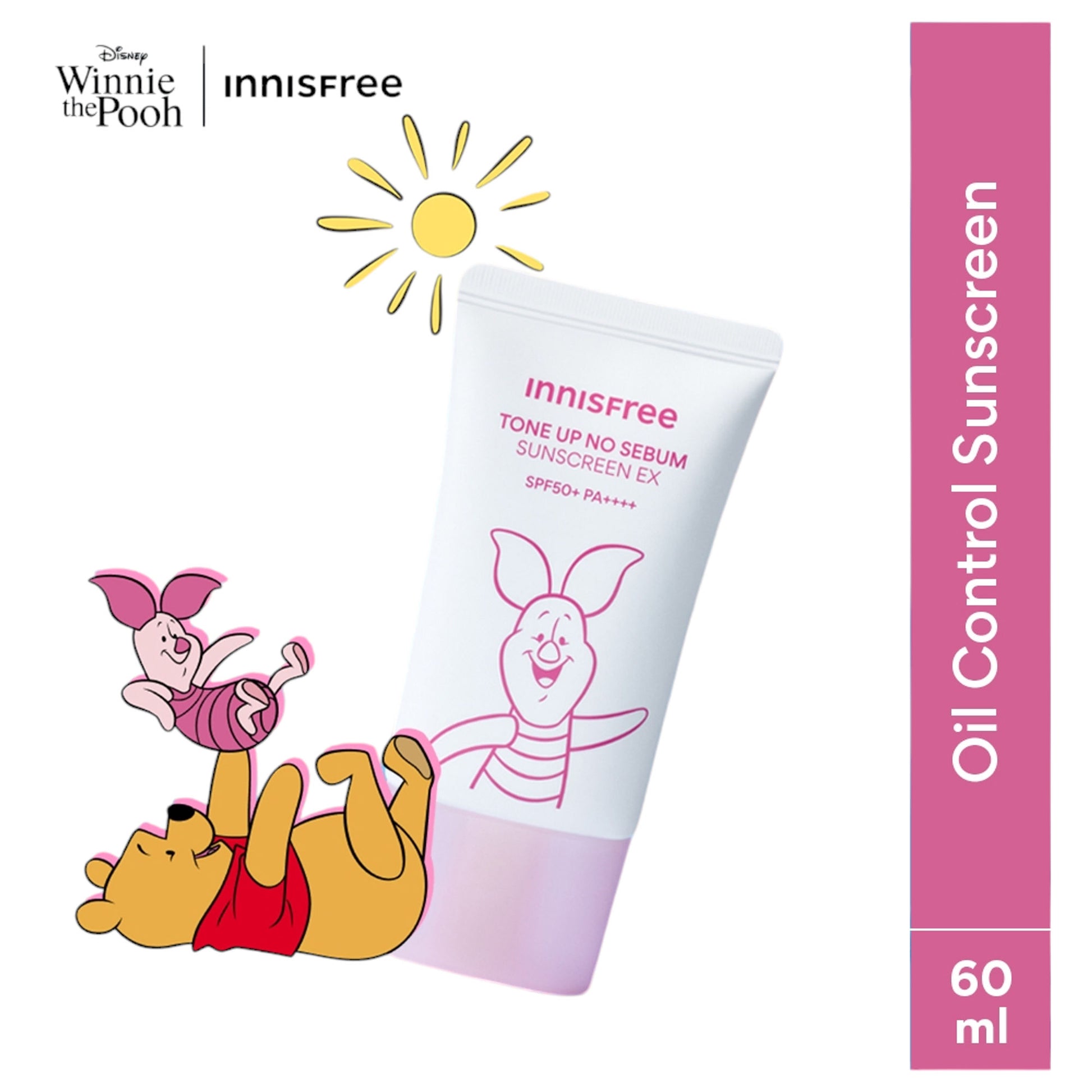 Innisfree Tone Up No Sebum Sunscreen EX SPF 50+ - Matte Oil Control