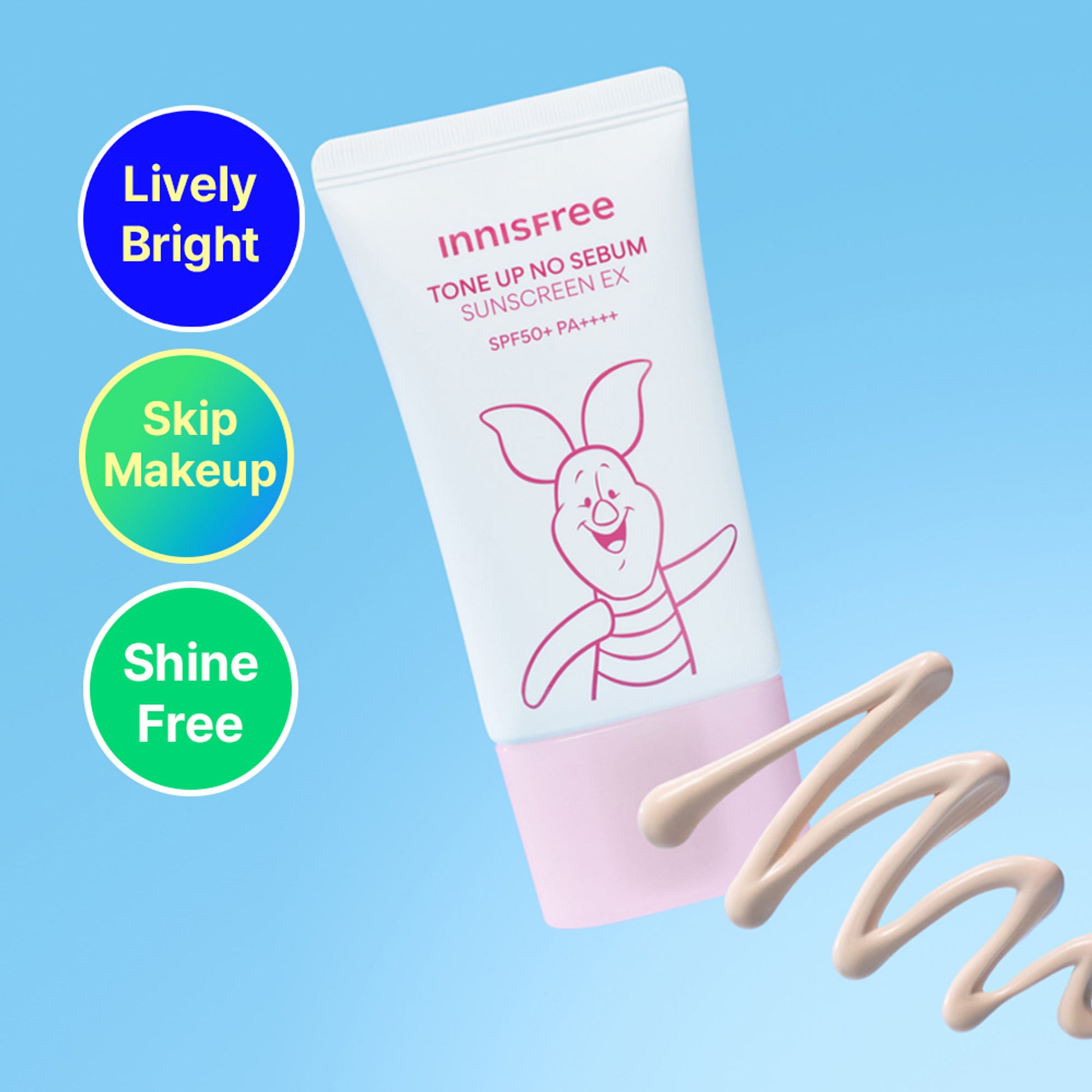 Innisfree Tone Up No Sebum Sunscreen EX SPF 50+ - Matte Oil Control