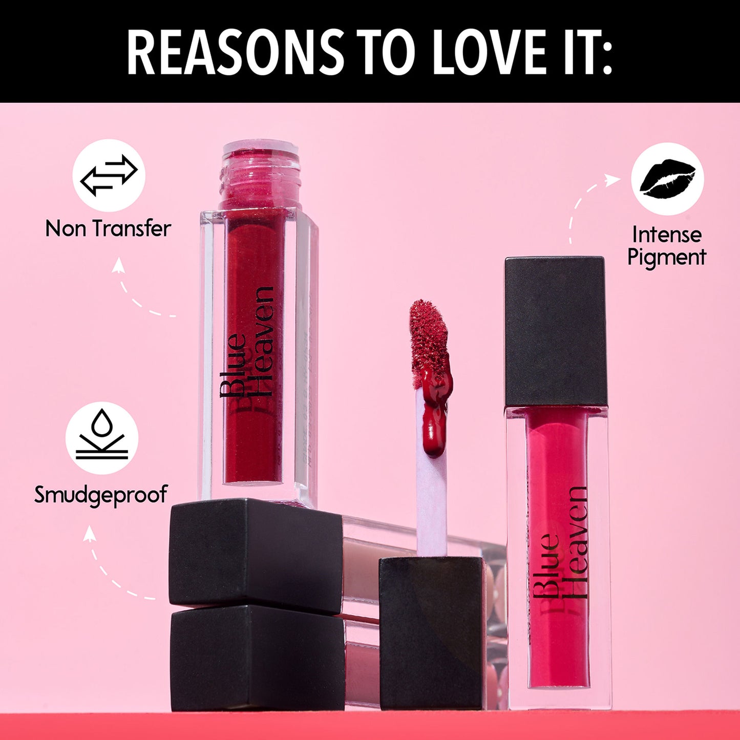 Blue Heaven Minis But Mighty Liquid Matte Lipstick Kit - Majestic Diva Bright