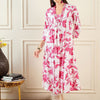 Dhiyona IE Floral Printed Anarkali Kurta