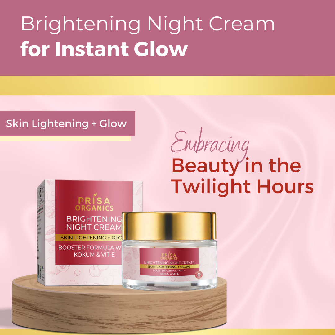 Prisa Organics Brightening Night Cream - Indyancart