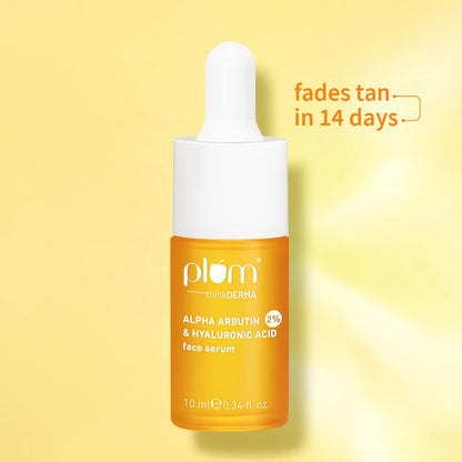 2% Alpha Arbutin & Hyaluronic Acid Tan Fading Face Serum | 10 ml