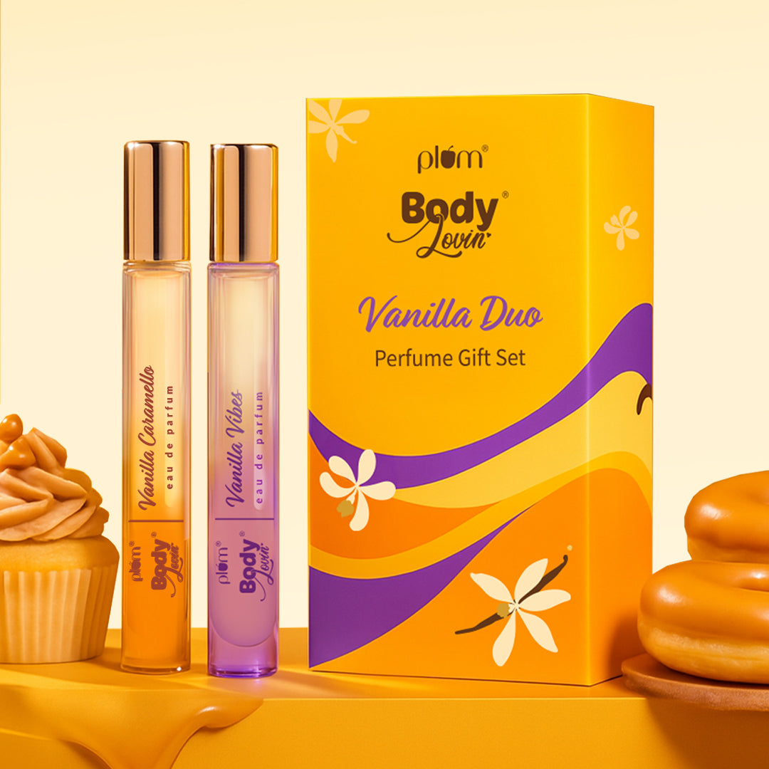 Plum Goodness Vanilla Duo Long Lasting Perfume Gift Set by BodyLovin'