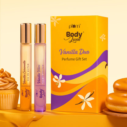 Plum Goodness Vanilla Duo Long Lasting Perfume Gift Set by BodyLovin'